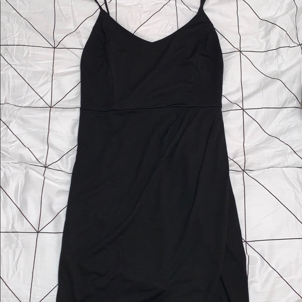 Black cocktail dress
